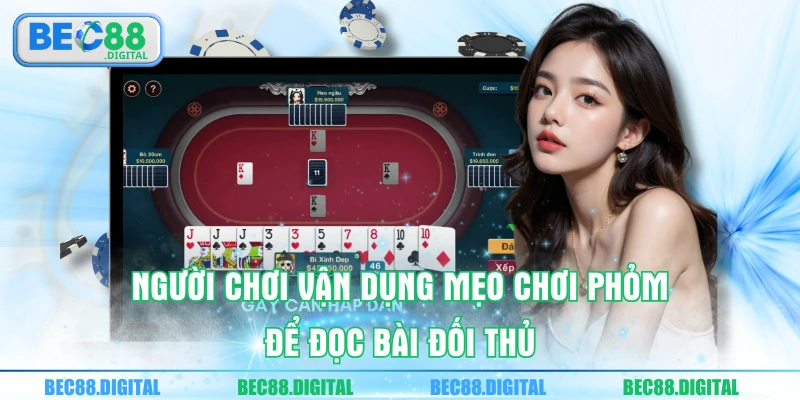 Người chơi vận dụng mẹo chơi phỏm để đọc bài đối thủ